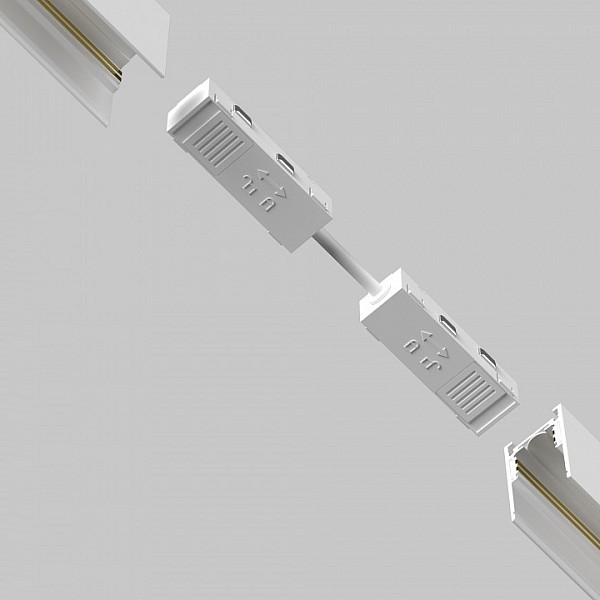 Соединитель для треков Maytoni Accessories for tracks Exility белый арт. TRA034CPC-42W-5-1