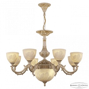 Подвесная люстра Bohemia Ivele Crystal AL7801 белый арт. AL78101P/8/250 WMG P1 U Angel