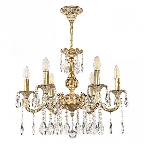 Подвесная люстра Bohemia Ivele Crystal AL7901 золото арт. AL79101/6/175 A GW