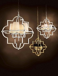 Подвесная люстра Eichholtz Lantern никель арт. 109662