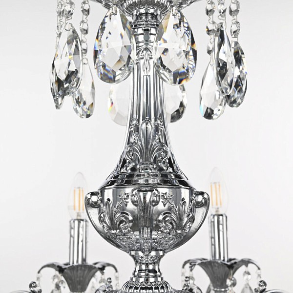 Подвесная люстра Bohemia Ivele Crystal AL7901 никель арт. AL79101/10/250 B Ni