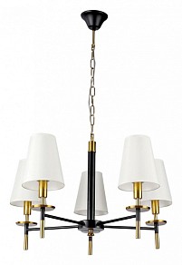 Подвесная люстра Arte Lamp Riccardo черный арт. A4075LM-5BK