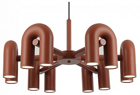 Подвесная люстра Kink Light Канти коричневый арт. 08465-6,06