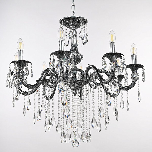 Подвесная люстра Bohemia Ivele Crystal AL7901 никель арт. AL79101/8/250 B NB