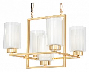 Подвесная люстра LUMINA DECO Lino золото арт. LDP 1239-5 F.GD
