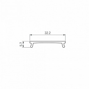 Рассеиватель Arlight LINIA32 белый арт. 058473