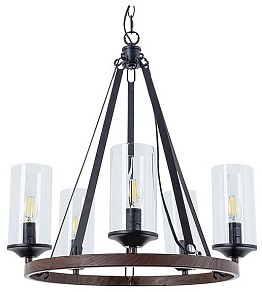 Подвесная люстра Arte Lamp Dalim черный арт. A7014SP-5BK