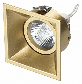 Встраиваемый светильник Lightstar Domino желтый арт. 214503