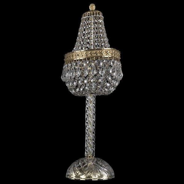 Настольная лампа декоративная Bohemia Ivele Crystal 1901 золото арт. 19013L4/H/35IV G