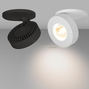 Встраиваемый светильник Arlight LGD-MONA-BUILT-R100-12W Day4000 (WH, 24 deg) белый арт. 025449