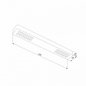 Накладной светильник Elektrostandard Tend черный арт. a068852