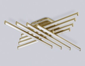 Люстра на штанге Ambrella Light COMFORT золото арт. FL6263
