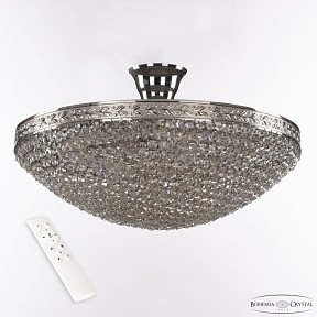 Потолочная люстра Bohemia Ivele Crystal 1932 никель арт. 19321/45IV/LED-DIM Ni