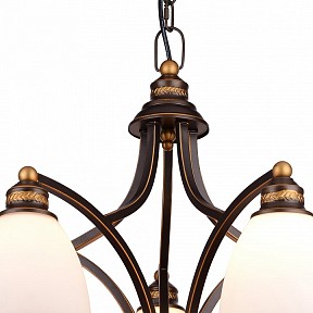 Подвесная люстра Arte Lamp Bonito черный арт. A9518LM-5BA