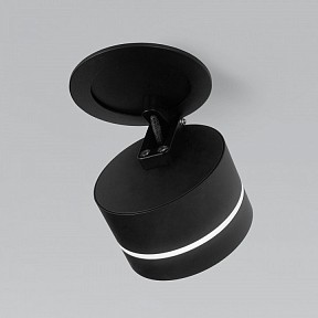 Встраиваемый светильник Elektrostandard Stark черный арт. 25035/LED