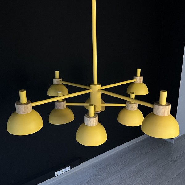 Люстра на штанге Imperiumloft Fanta A Lights Yellow желтый арт. FANTA_A01