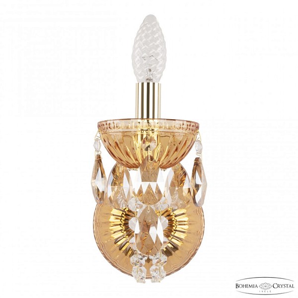 Бра Bohemia Ivele Crystal 5402 золото арт. 5402B/1/141 G Amber/M-1G K721