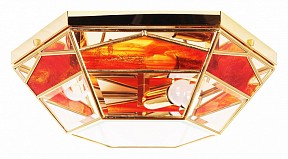 Накладной светильник Doge Luce 1007 золото арт. 1007/3PL-B.CRISTALLO M+ROSSO