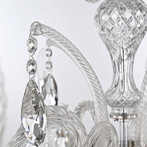 Подвесная люстра Bohemia Ivele Crystal 118 никель арт. 118/8/240 Ni