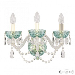 Бра Bohemia Ivele Crystal 5402 золото арт. 5402B/3/165 G Birusa/M-1F