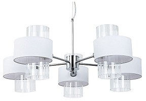 Подвесная люстра Arte Lamp Fantasia серый арт. A4076LM-5CC
