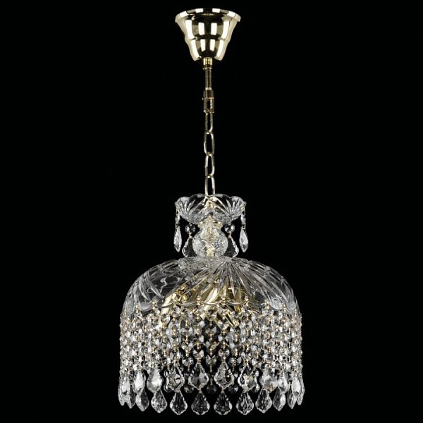 Подвесной светильник Bohemia Ivele Crystal 1478 золото арт. 14781/25 G Leafs