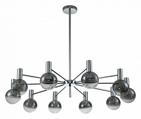 Люстра на штанге Indigo Collana серый арт. 13015/10R Chrome
