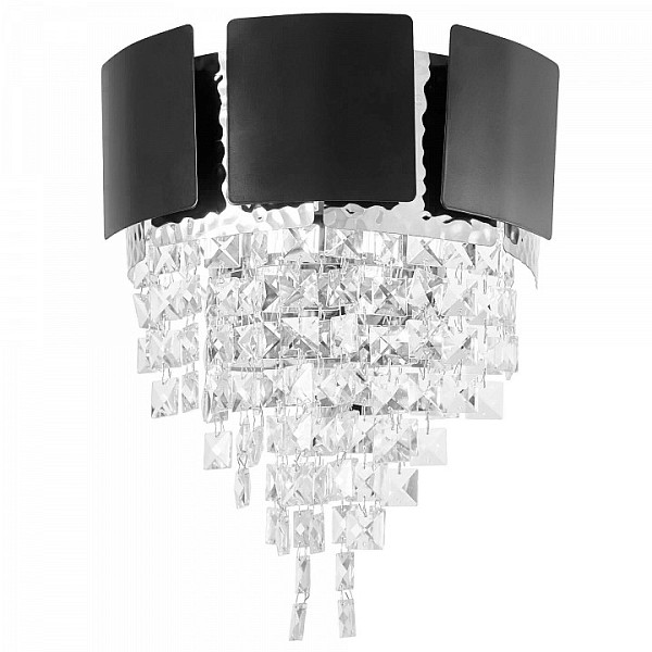 Накладной светильник LUMINA DECO MOLINA хром арт. LDW 7045-2 BK+CHR