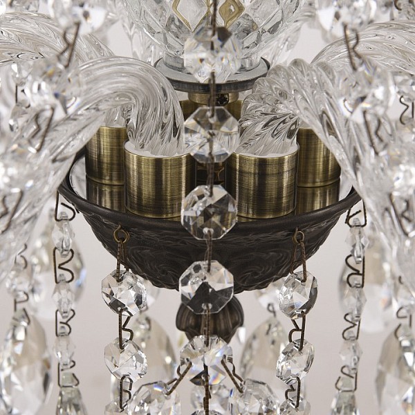 Подвесная люстра Bohemia Ivele Crystal AL1613 бронза арт. AL16313/6/165 PD