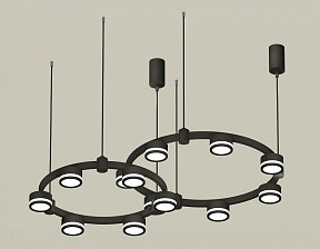 Подвесная люстра Ambrella Light XR черный арт. XR92091003
