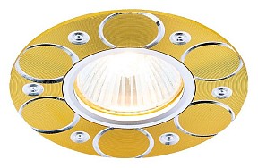 Встраиваемый светильник Ambrella Light Classic A808 металл арт. A808 AL/G