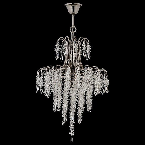 Подвесная люстра Arti Lampadari Erli Nickel серый арт. Erli E 1.5.40.105 N