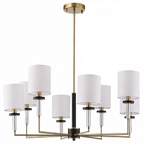 Люстра на штанге ST-Luce BLACK+BRASS латунь арт. SL1404.303.08