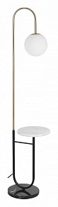Торшер с полкой Loft it Sonni белый арт. 10145 Black