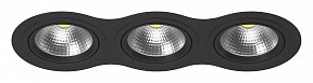 Встраиваемый светильник Lightstar Intero 111 черный арт. i937070707