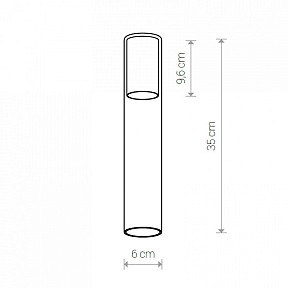 Плафон Nowodvorski Cameleon Cylinder L TR/BL  арт. 8537