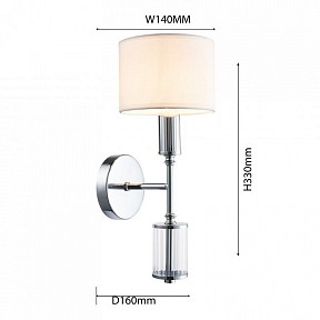 Бра Favourite Laciness металл арт. 2607-1W