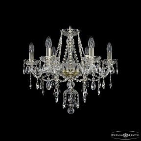 Подвесная люстра Bohemia Ivele Crystal 1415 золото арт. 1415/6/200 G