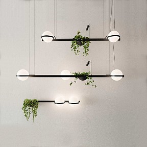 Подвесной светильник Imperiumloft Palma Wall Lamp серый арт. 22.93726