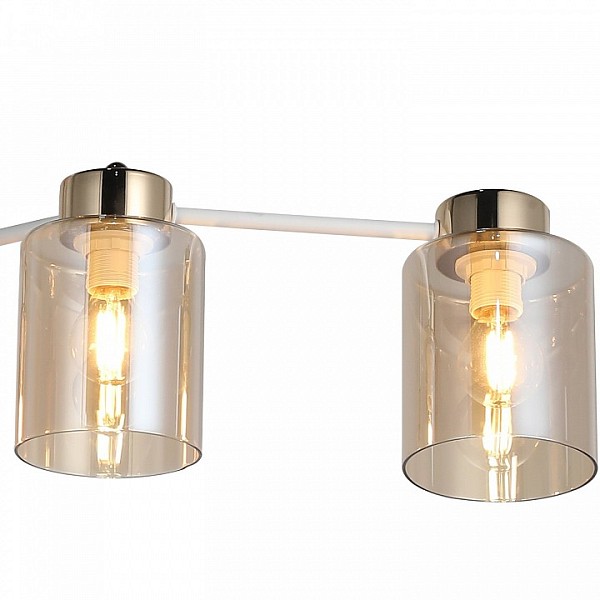 Светильник на штанге ILLUMICO Qui белый арт. IL6111-5COU-79 WH GD Qui