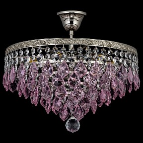 Люстра на штанге Arti Lampadari Castellana Gold никель арт. Castellana E 1.3.38.603 N