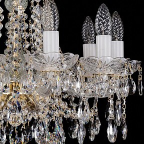 Подвесная люстра Bohemia Ivele Crystal 1413 золото арт. 1413/10/165/G