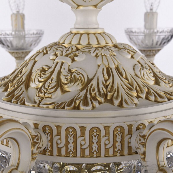 Подвесная люстра Bohemia Ivele Crystal AL7801 белый арт. AL78101P/8/250 WMG P Clear/M-1G