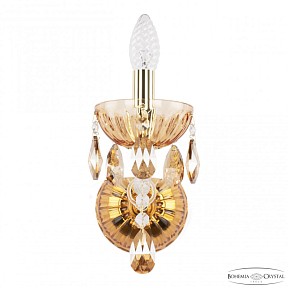Бра Bohemia Ivele Crystal 5413 золото арт. 5413B/1/165 G Amber/M-1H K721