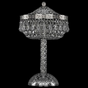 Настольная лампа декоративная Bohemia Ivele Crystal 1901 металл арт. 19011L4/25IV Ni