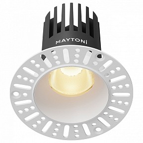 Встраиваемый светильник Maytoni Dip белый арт. DL121-15W-2.7K-TRS-W