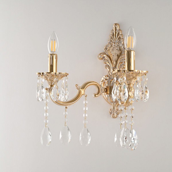 Бра Bohemia Ivele Crystal AL7801 золото арт. AL7801B14/2/175 A GW