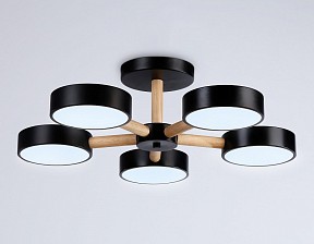 Люстра на штанге Ambrella Light FL дерево арт. FL4828