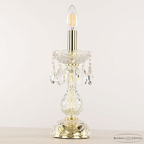 Настольная лампа декоративная Bohemia Ivele Crystal 101 золото арт. 101L/1-27 G