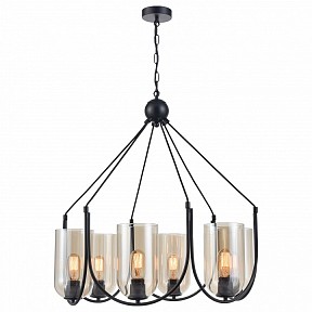 Подвесная люстра Vele Luce Fiamma черный арт. VL5812P06